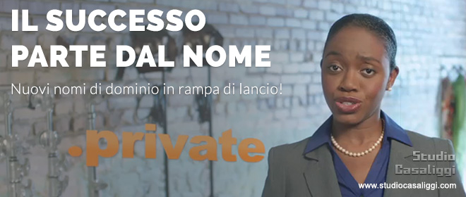 Nuovi domini disponibili